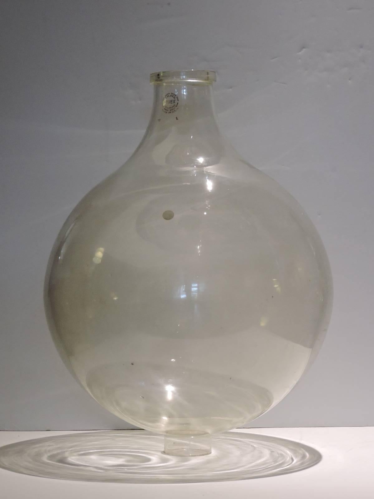 American Massive Industrial Old Pyrex Laboratory Carboy Bottle