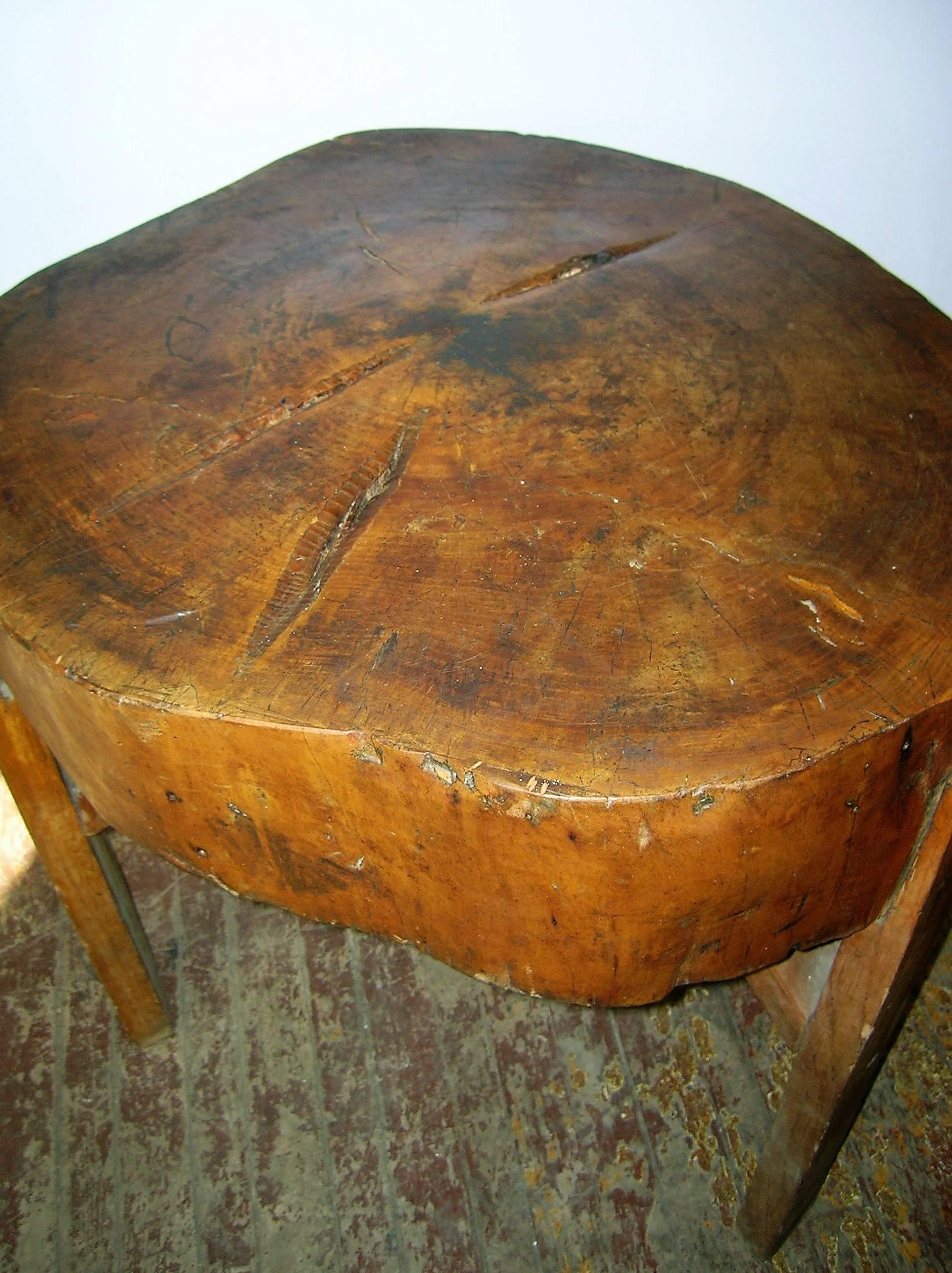  American Rustic Butcher Block Table 3