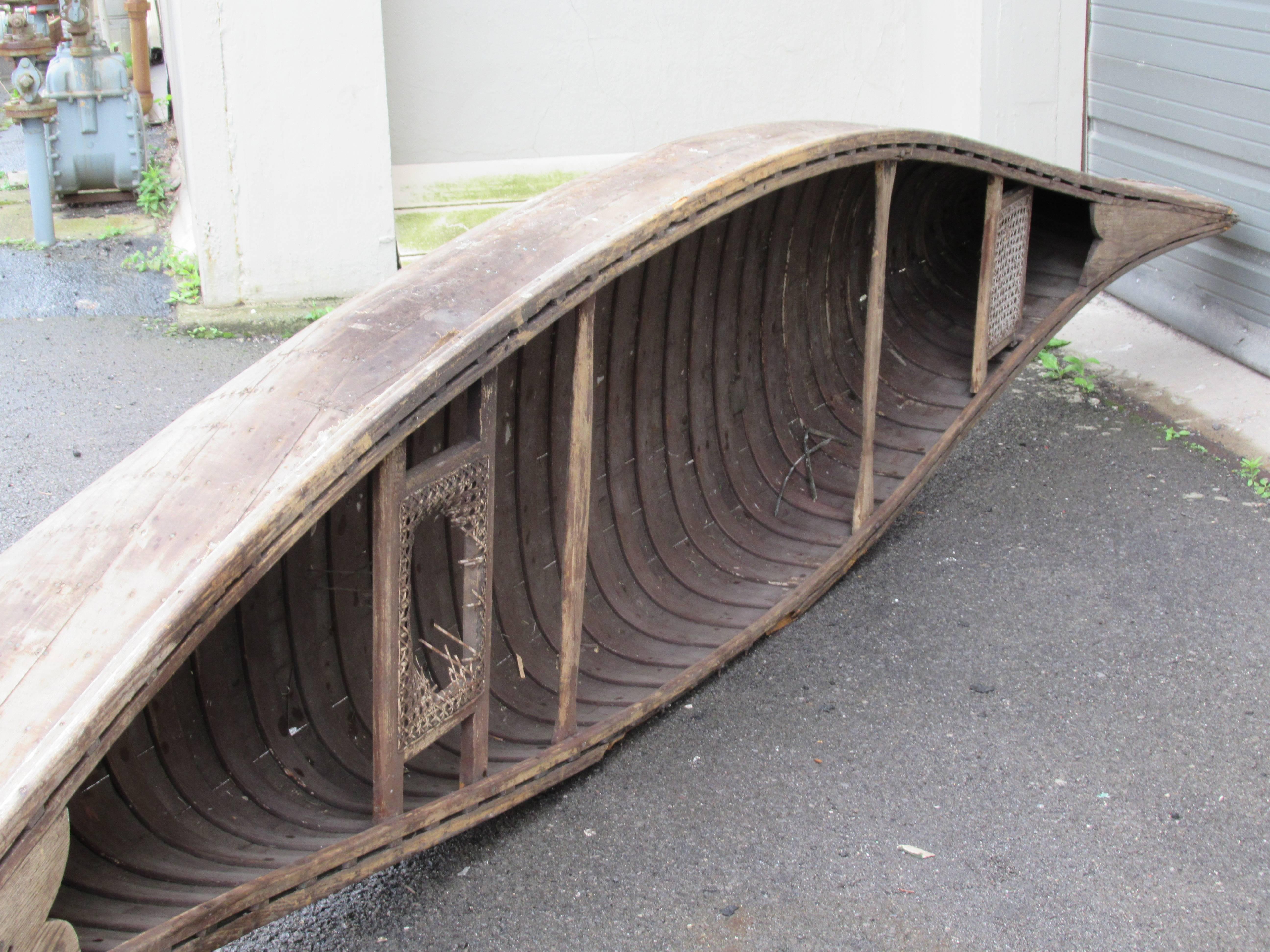 old canoe