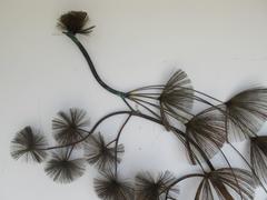 Mid 20th Century Copper Wire Wall Sculpture