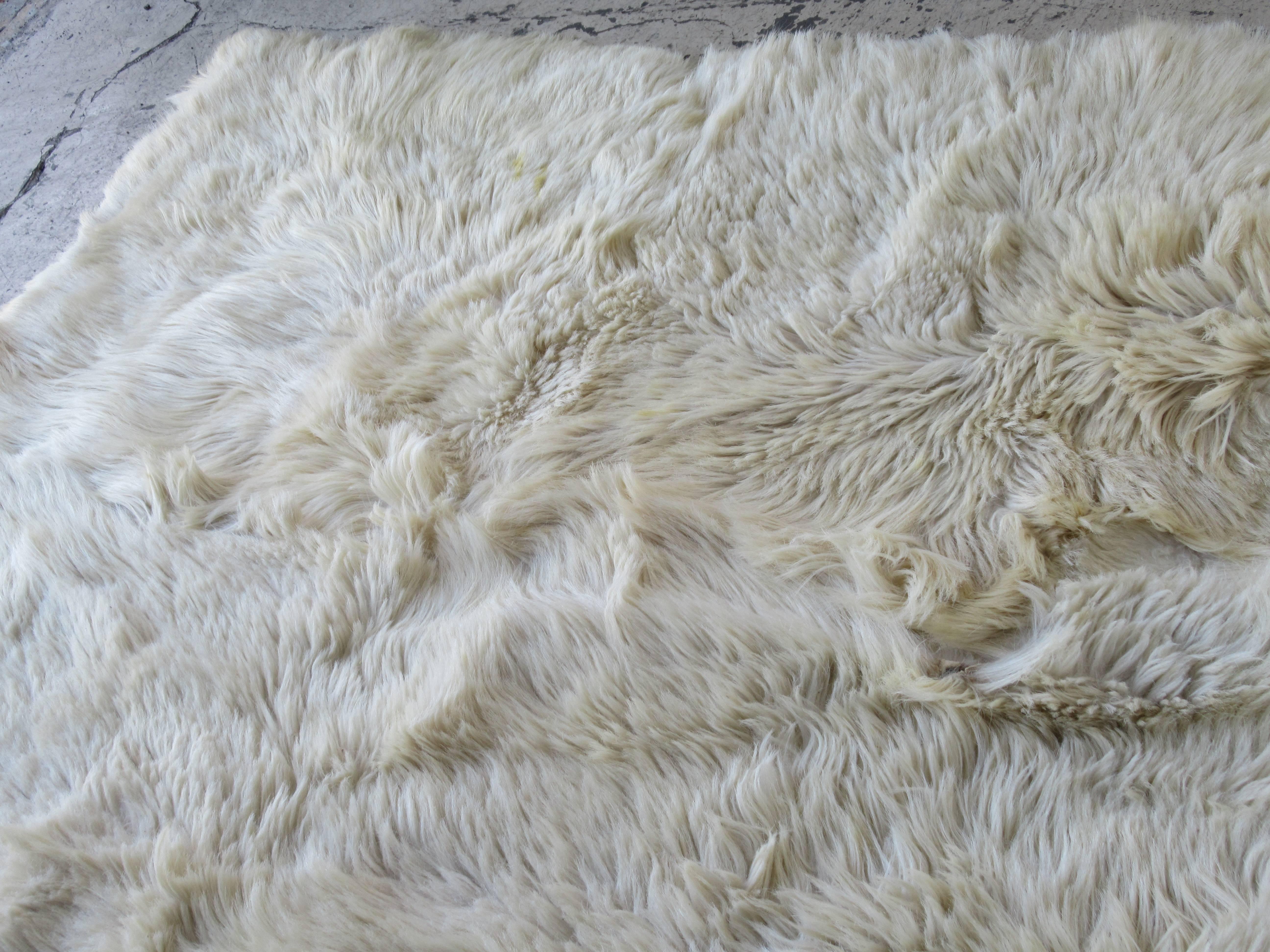 vintage fur rug