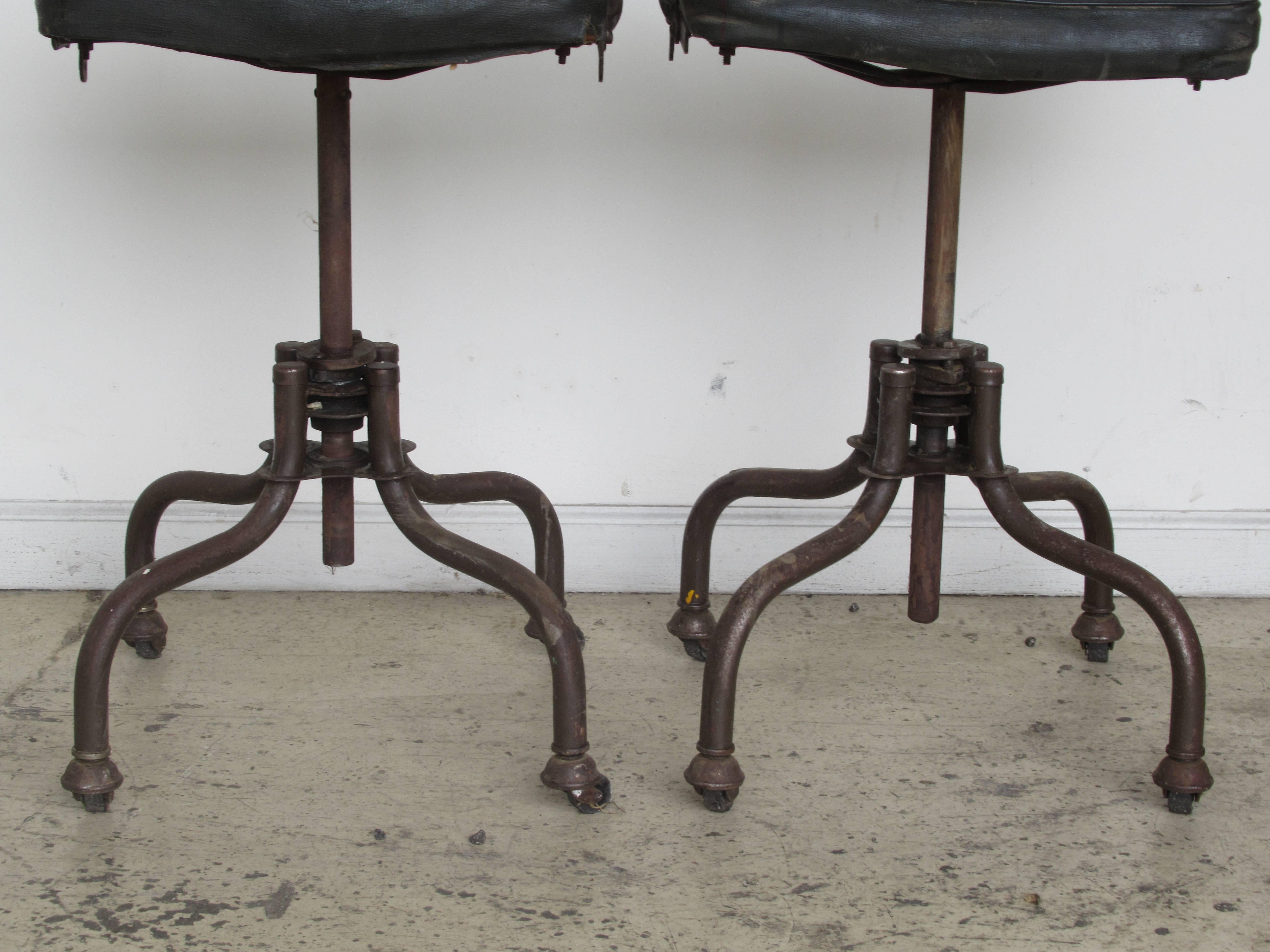 Early Industrial Task Chairs In Good Condition In Rochester, NY