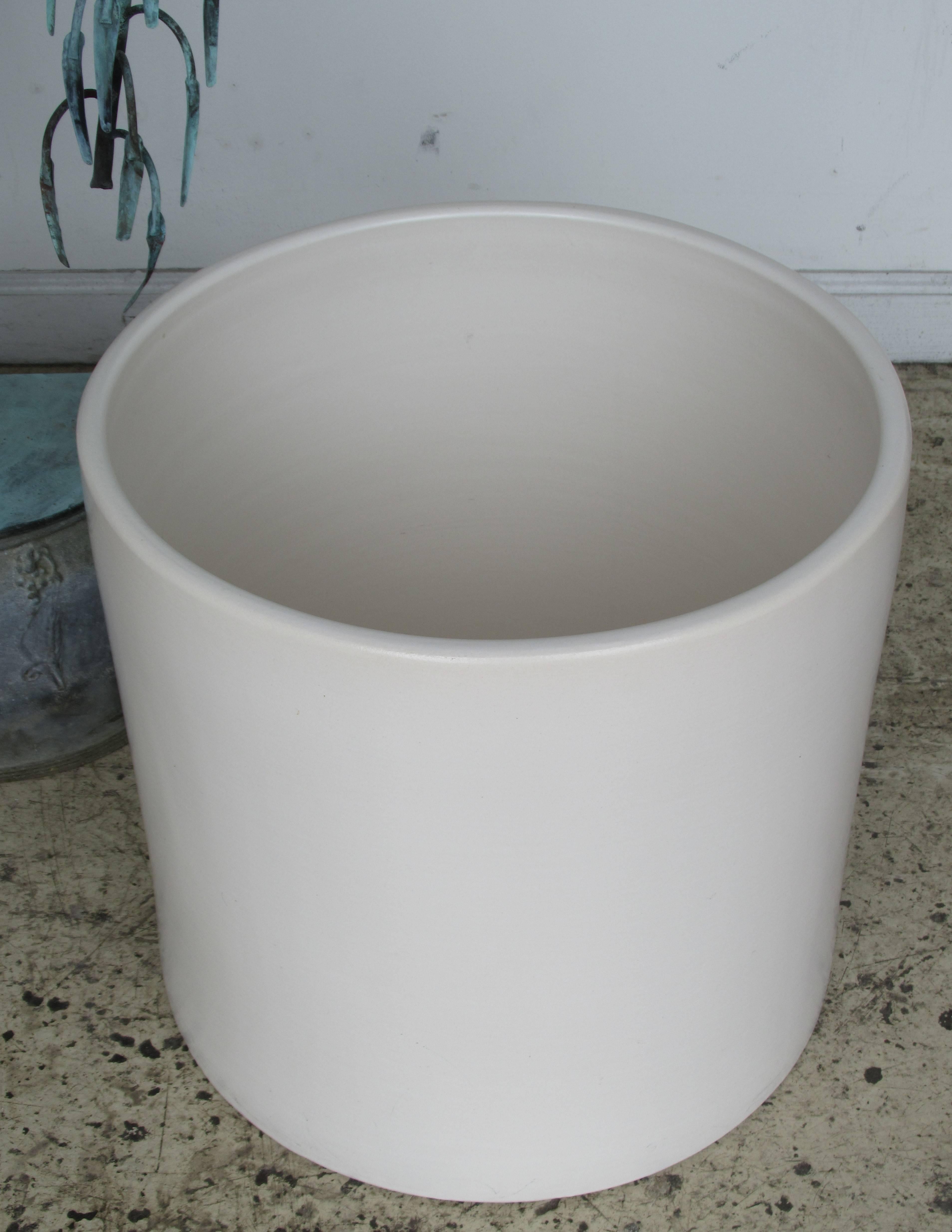 Large Cylindrical Planter by Architectural Pottery 2