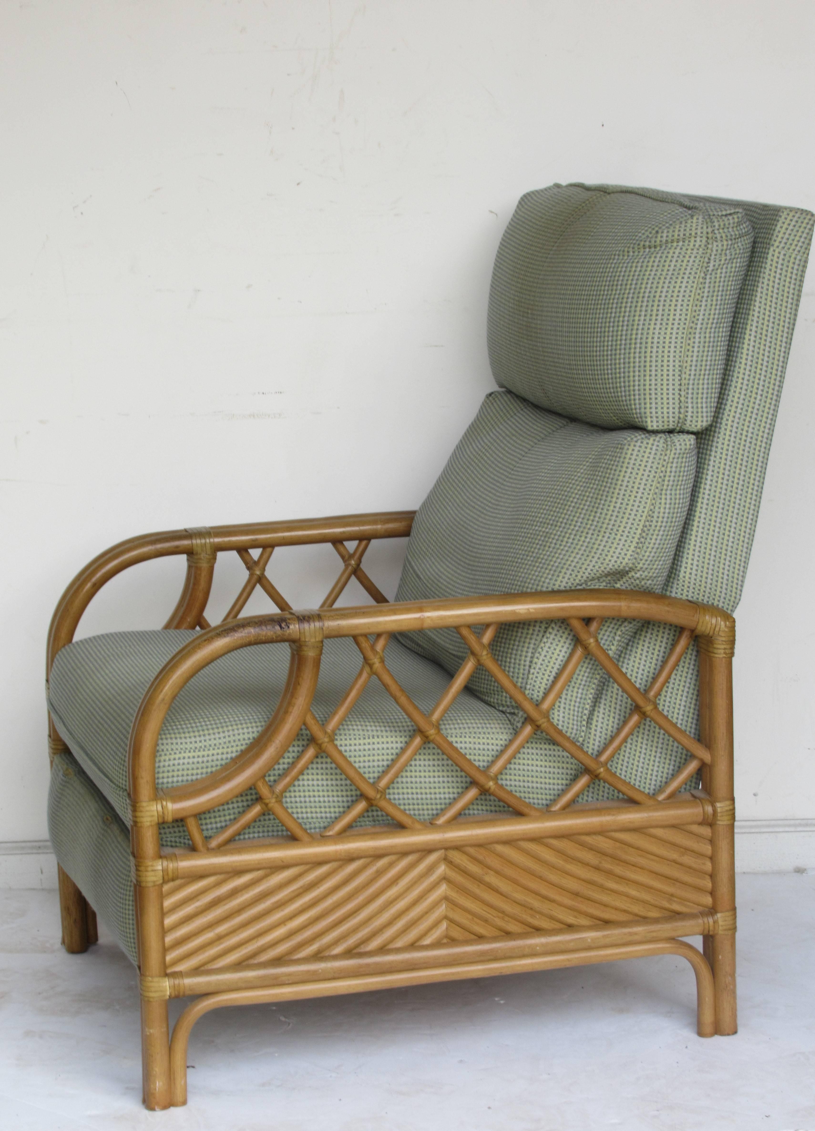Rattan Reclining Lounge Chair 3