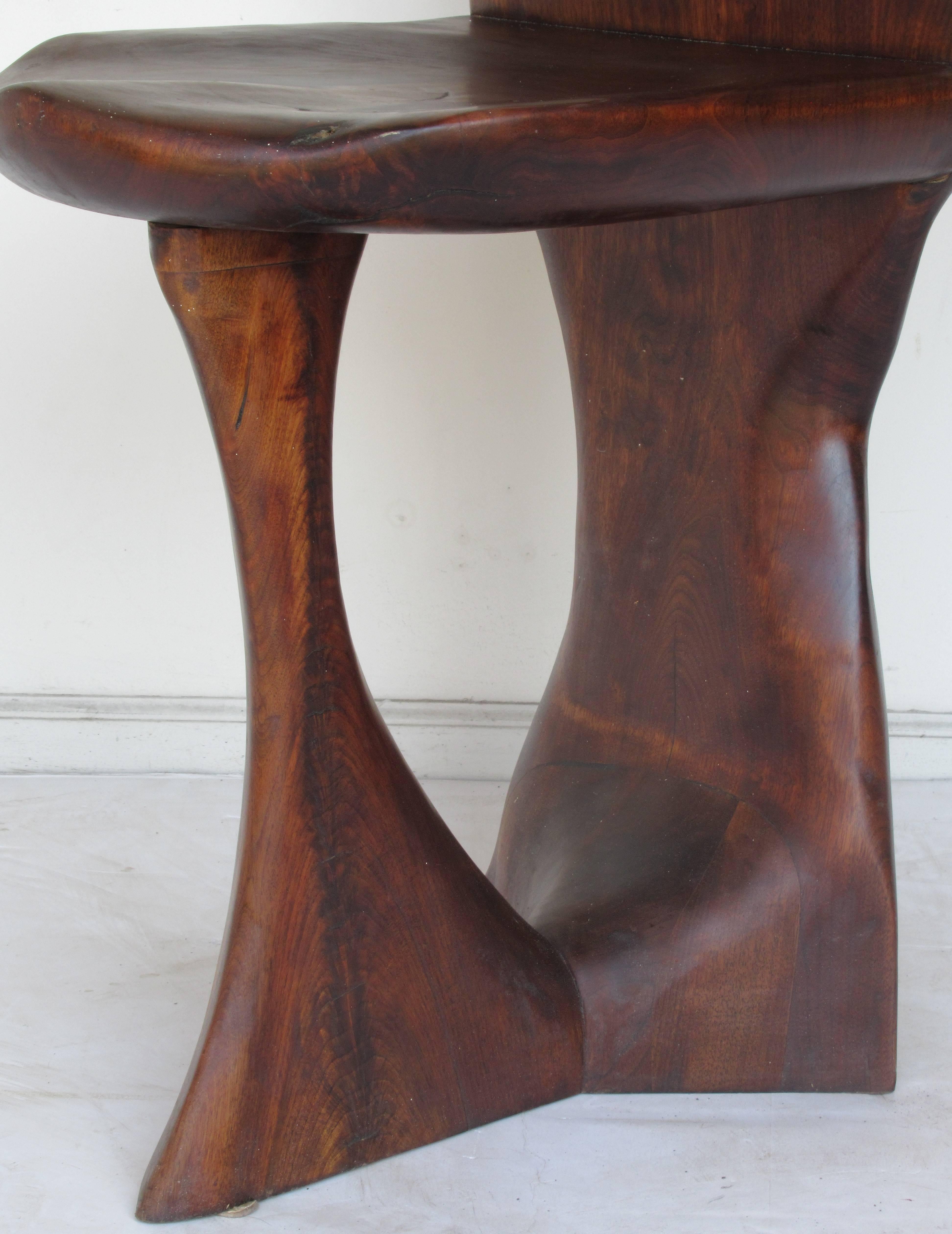 20th Century 1970s American Craft Movement Organic Modern Chair