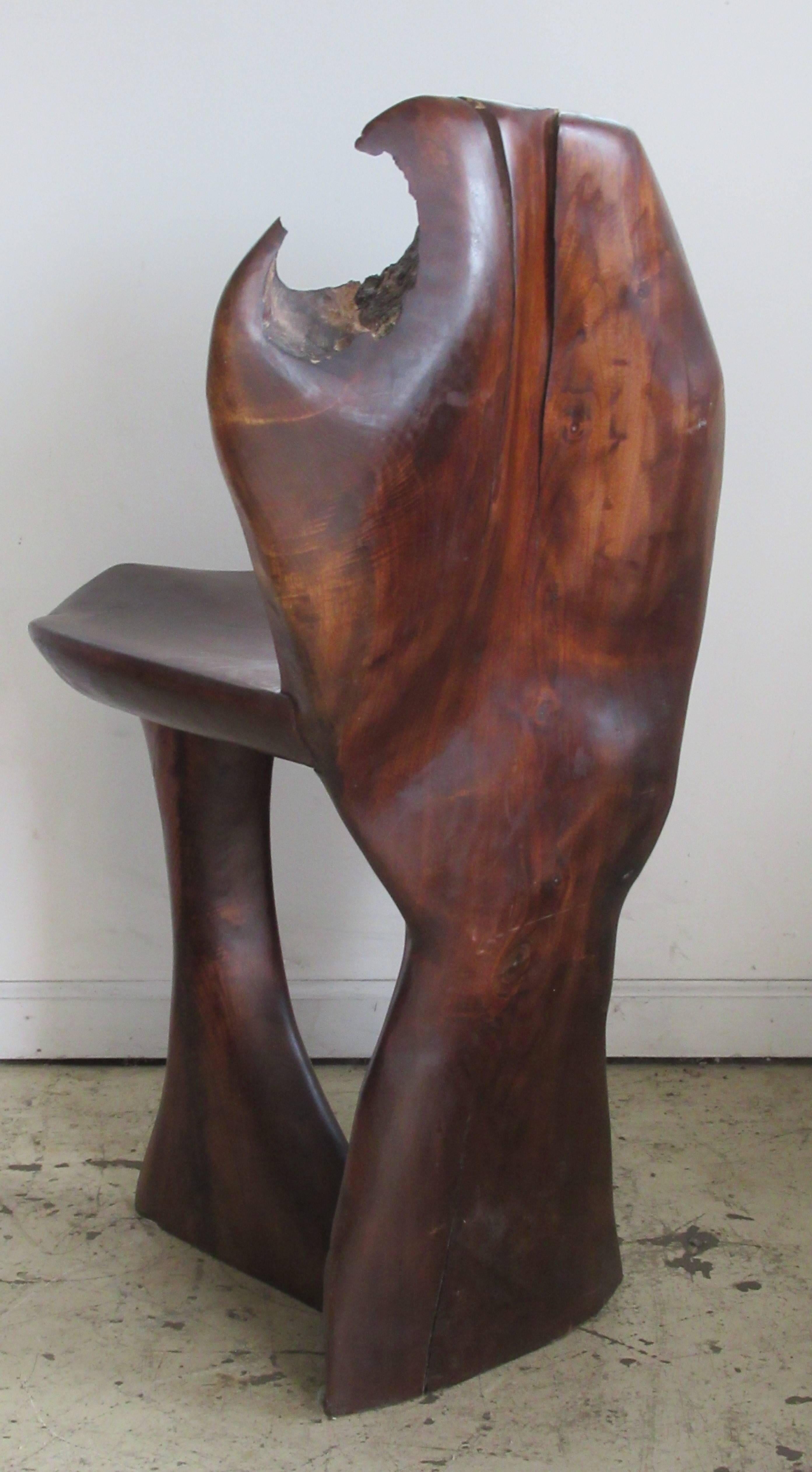 1970s American Craft Movement Organic Modern Chair 3