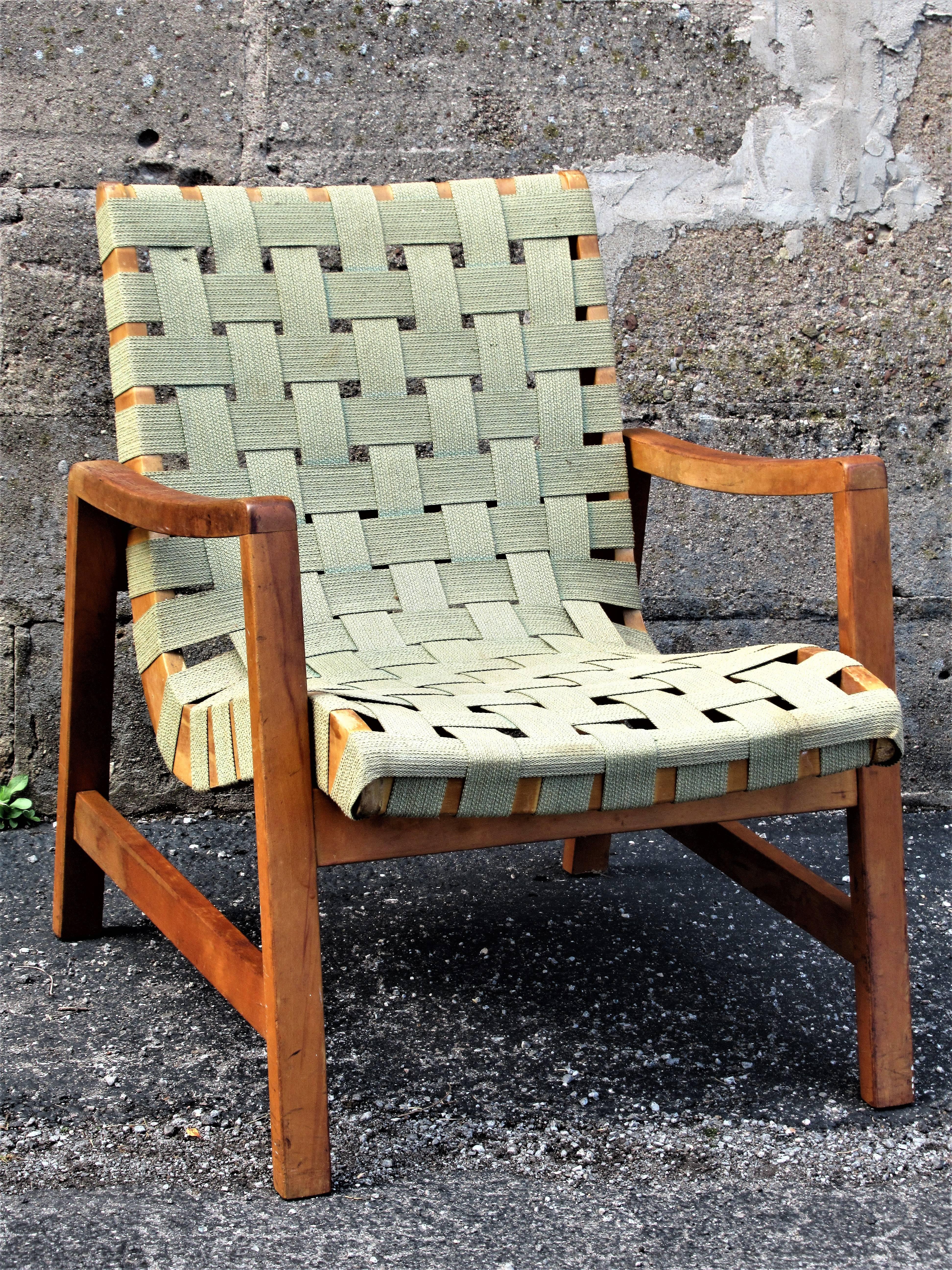 Mid-Century Modern Early Jens Risom Lounge Chair