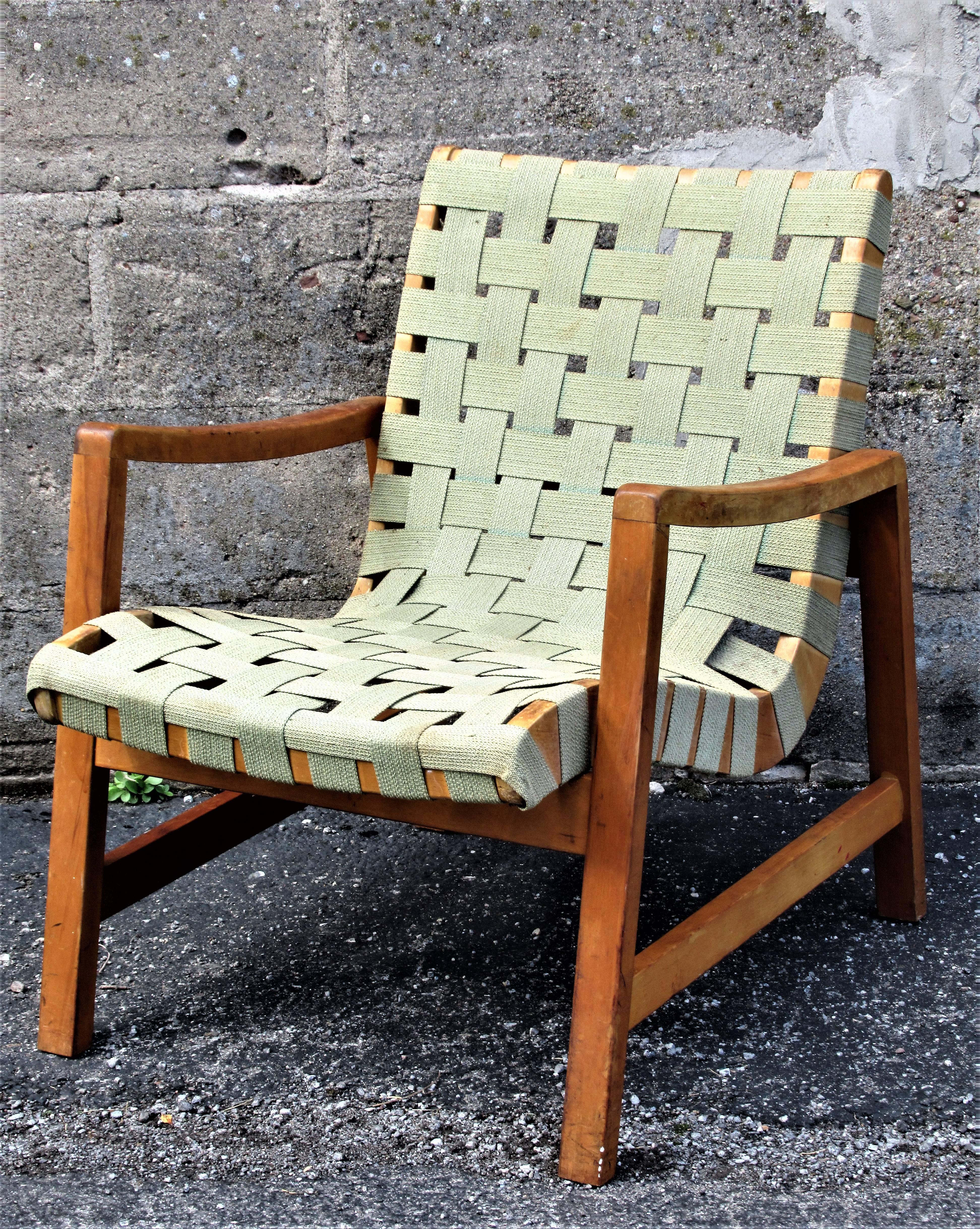 Early Jens Risom Lounge Chair 1