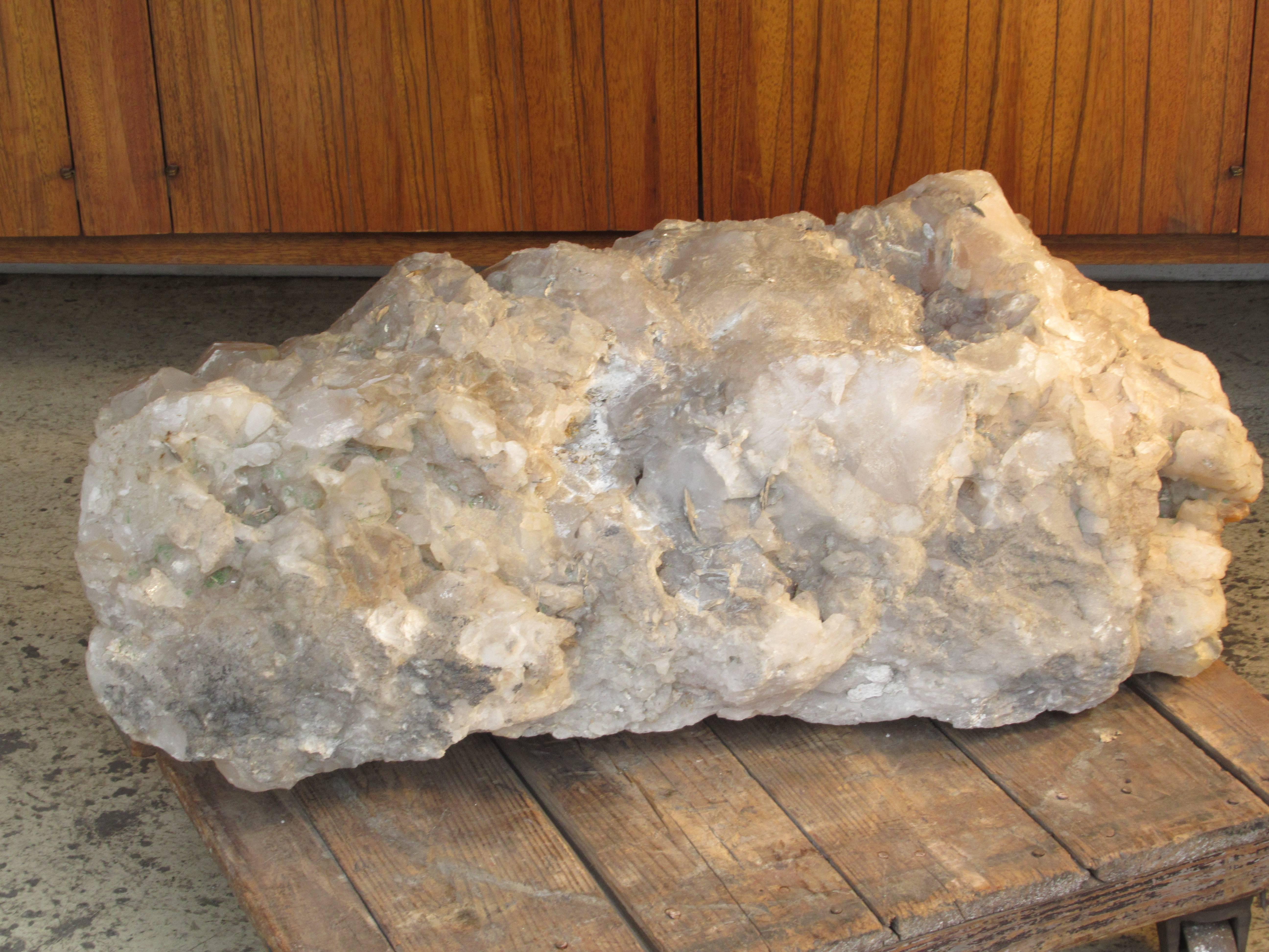 Enormous Old Quartz Crystal Cluster Specimen at 1stDibs | quartz ...