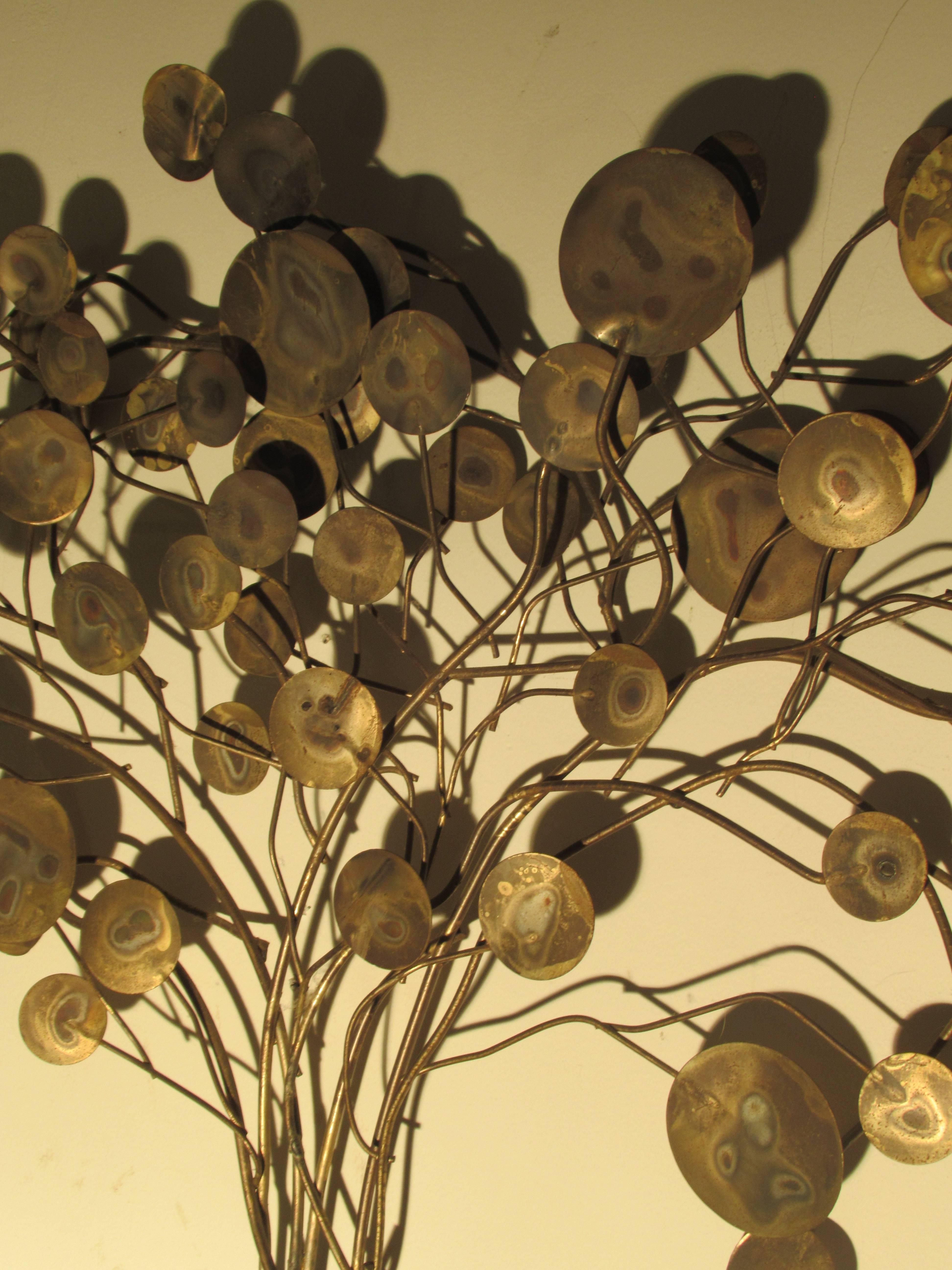 Raindrop Tree Wall Sculpture by C. Jere 1