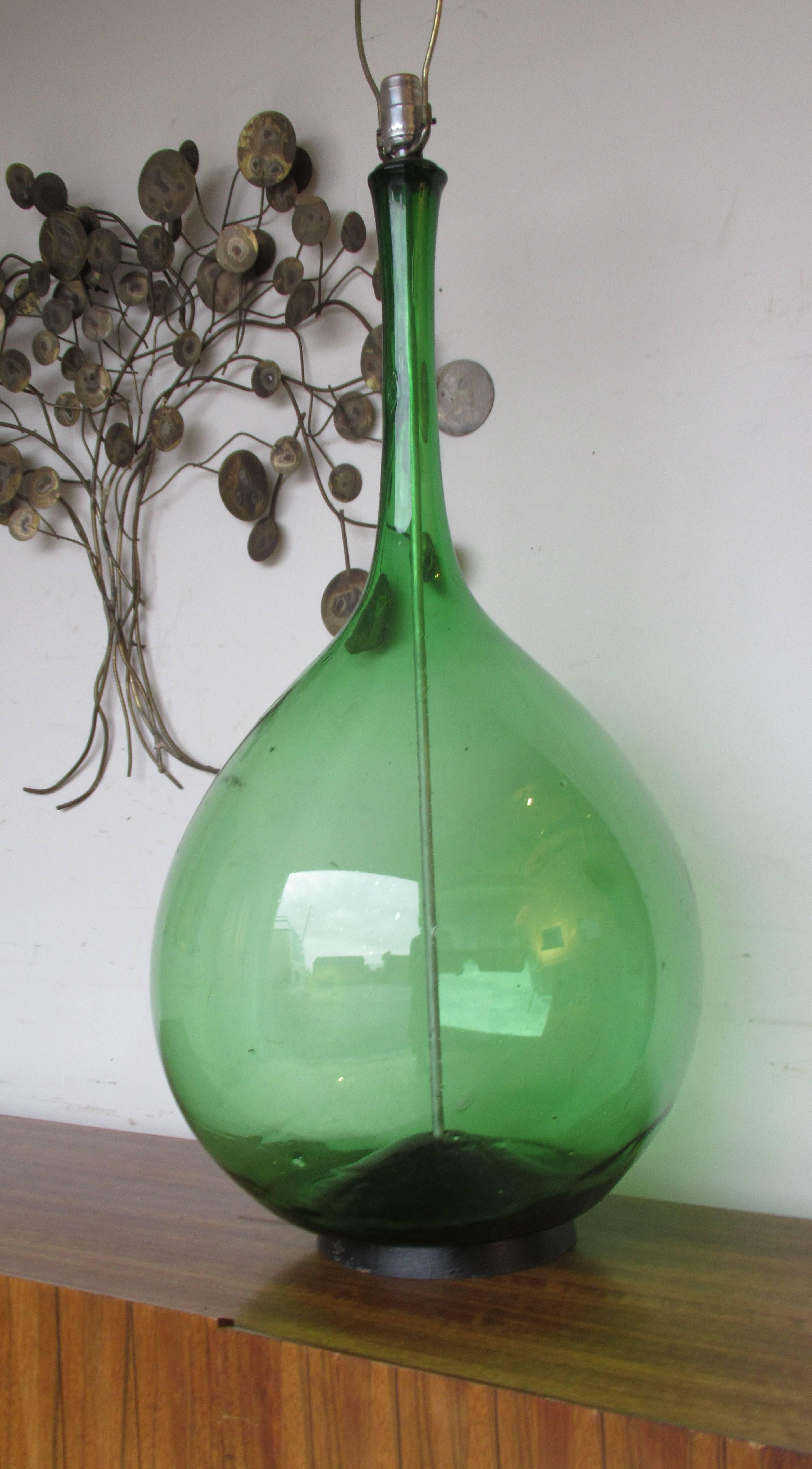 glass container lamp