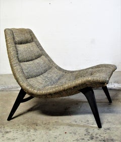 Modernist Contoured Scoop Lounge Chair
