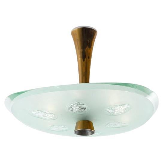 Lampadario Max Ingrand per Fontana Arte modello 1748 in vendita