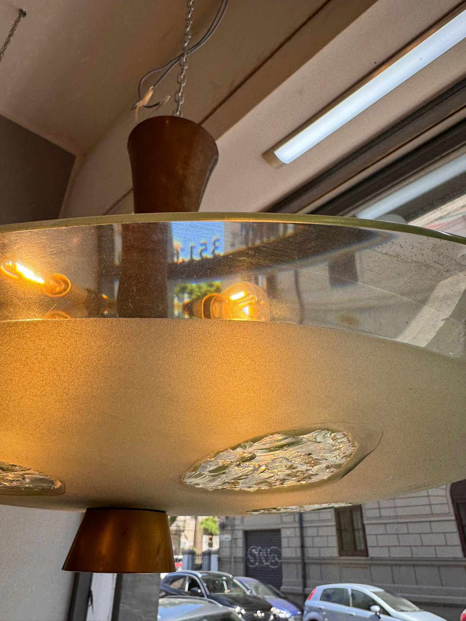 Lampadario Max Ingrand per Fontana Arte modello 1748 in vendita 7