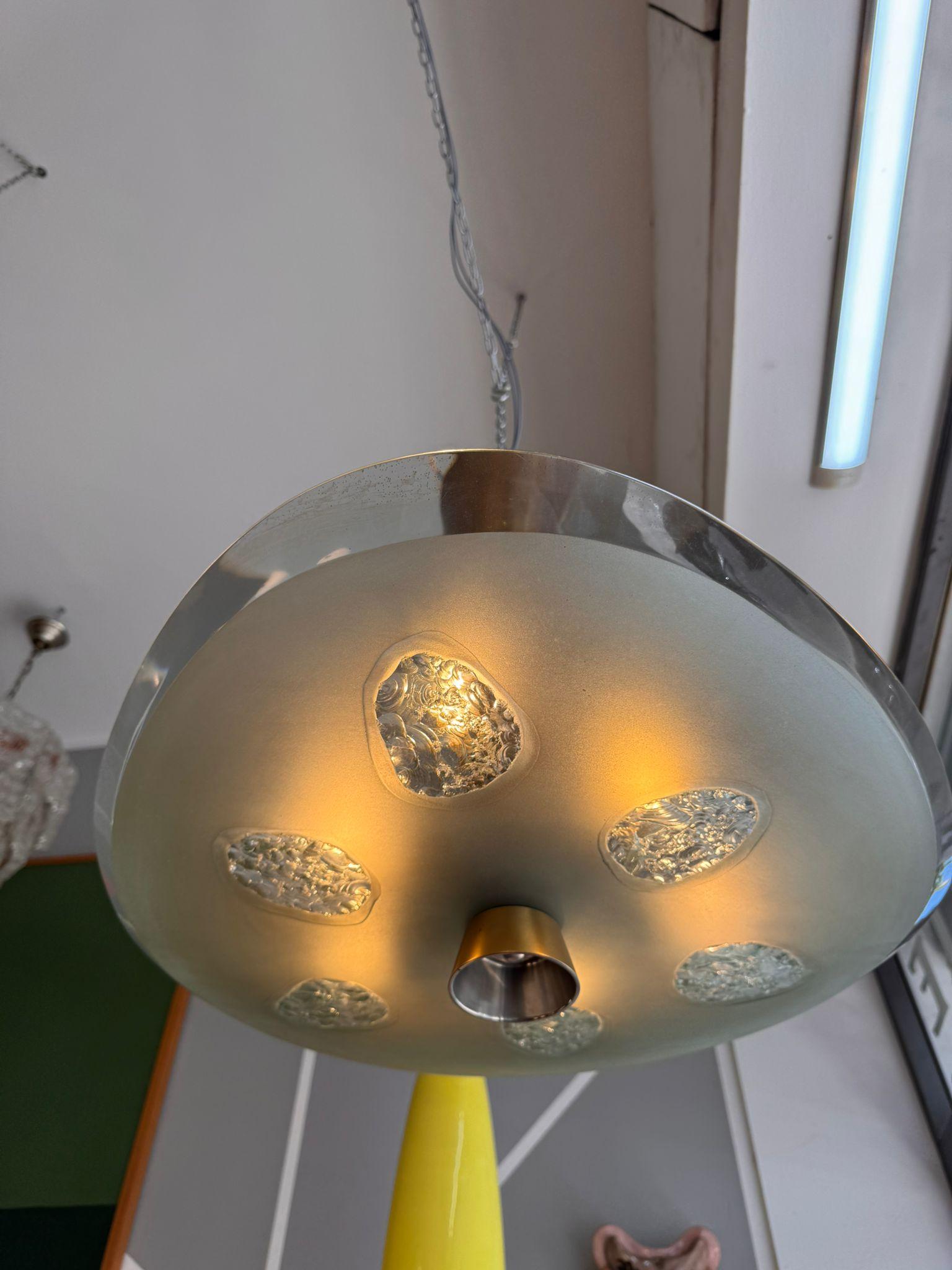 Lampadario Max Ingrand per Fontana Arte modello 1748 In condizioni buone in vendita a Palermo, IT