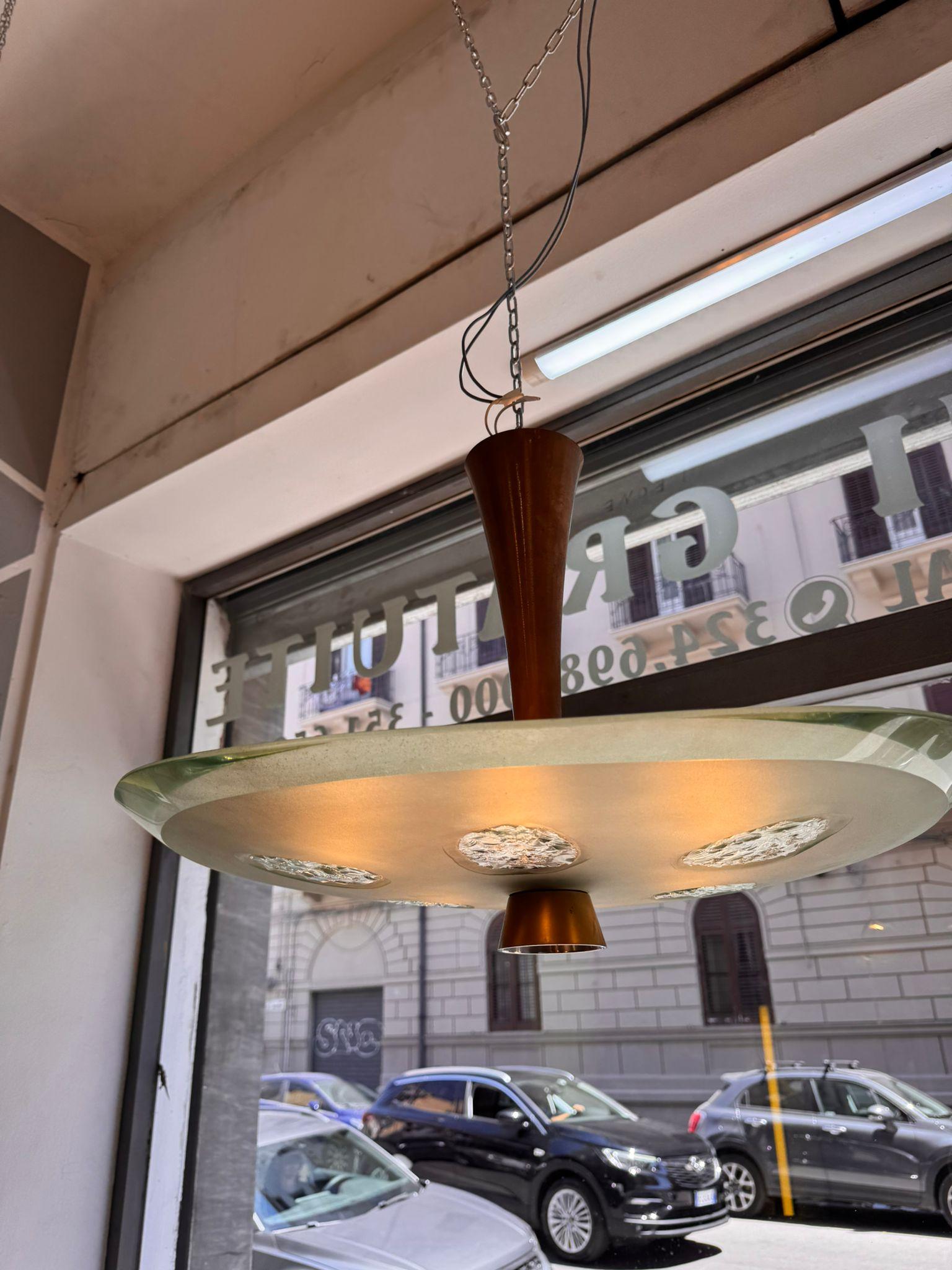 Lampadario Max Ingrand per Fontana Arte modello 1748 in vendita 5