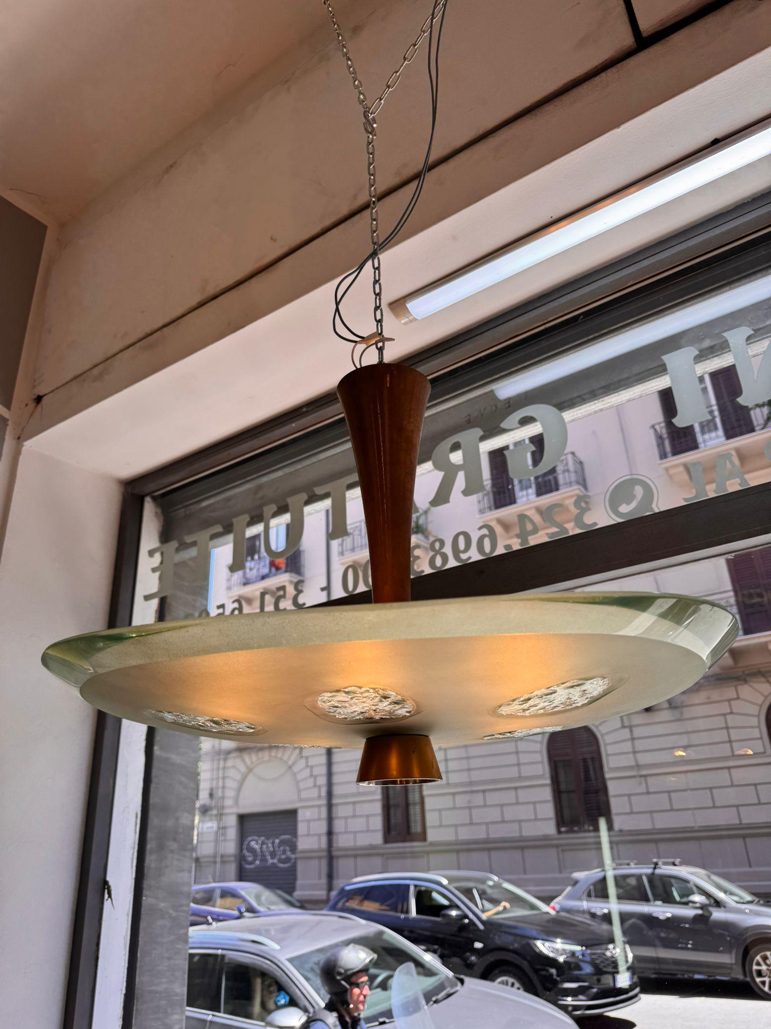 Lampadario Max Ingrand per Fontana Arte modello 1748 in vendita 8