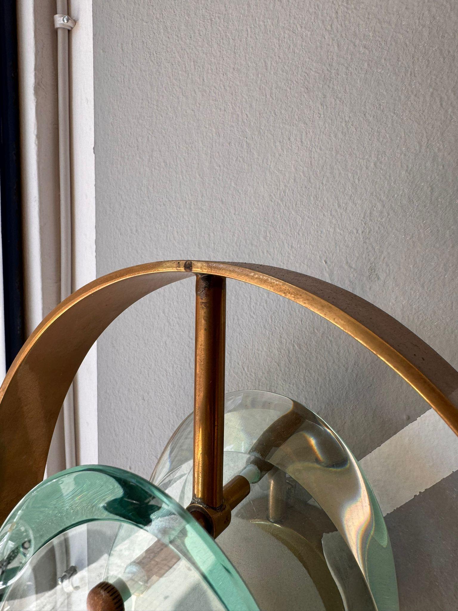 Coppia di lampade da parete Max Ingrand per Fontana Arte in vendita 11