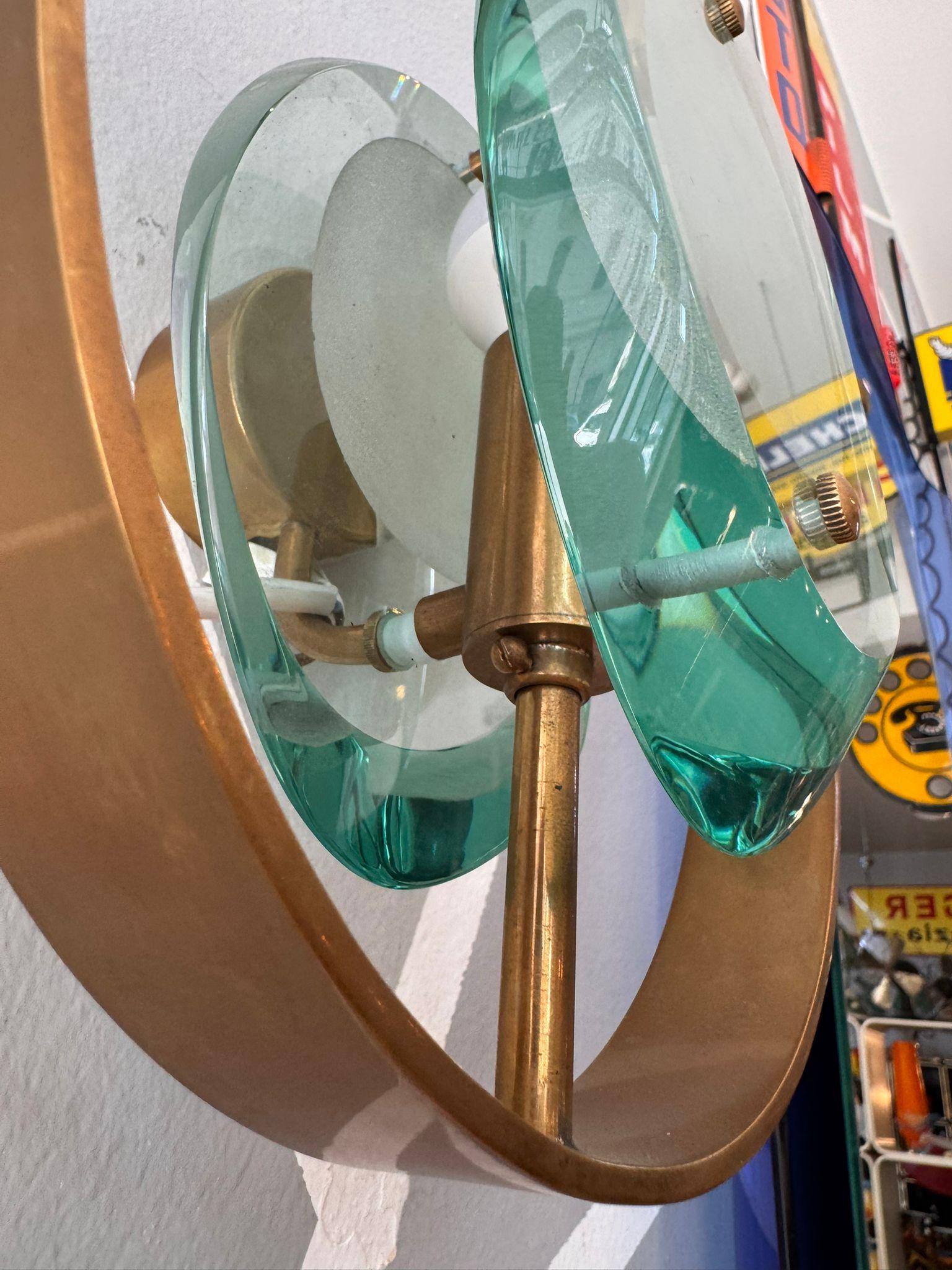 Coppia di lampade da parete Max Ingrand per Fontana Arte in vendita 8