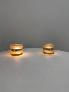 Pair of Yo-Yo Table Lamps by Eugenio Gentili Tedeschi for FontanaArte, Italy, 19