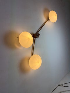 “Tre Lune” Wall Lamp by Angelo Lelii for Arredoluce, Italy, 1961