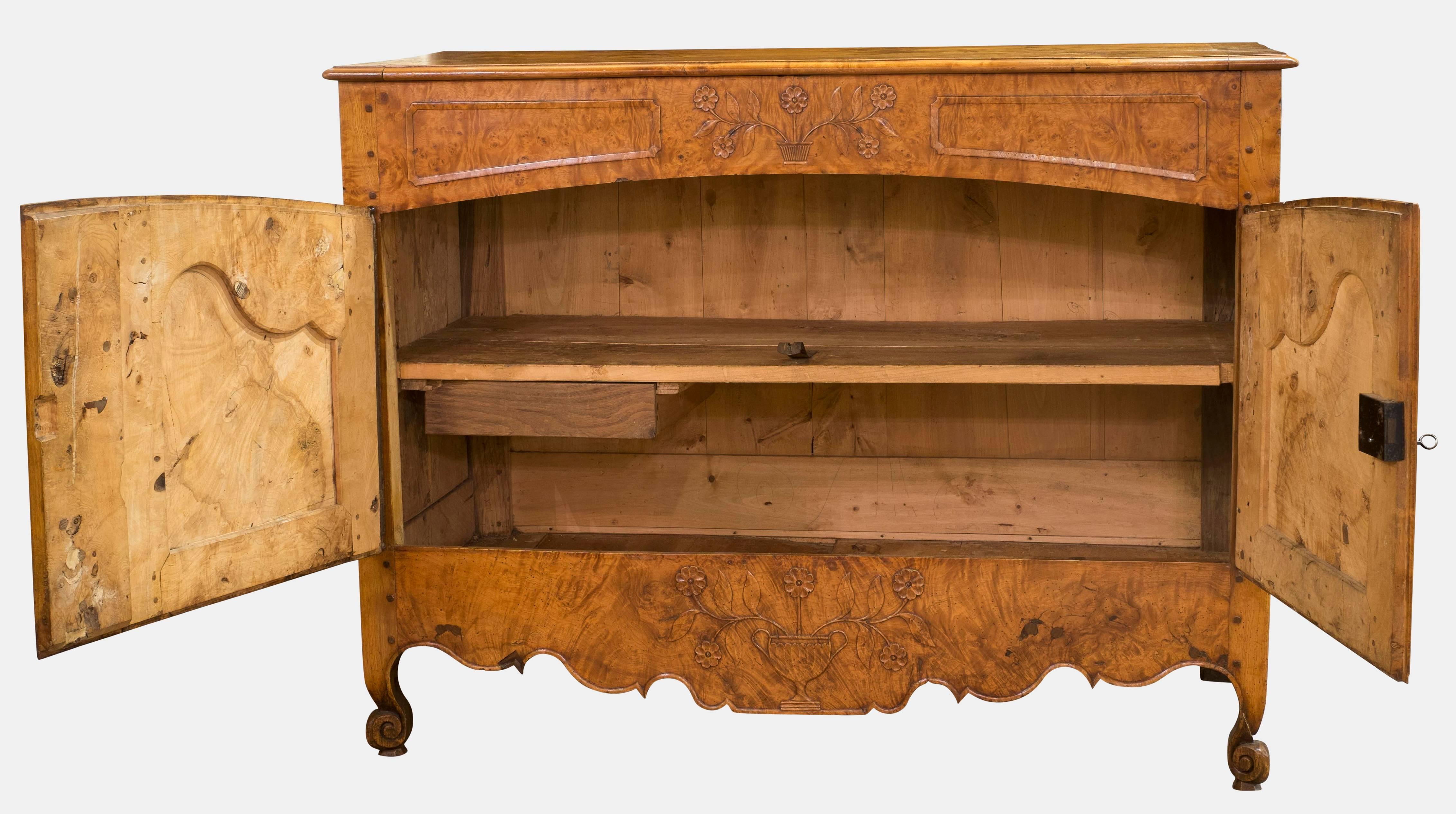 19th Century French Provincial Elm Buffet 1