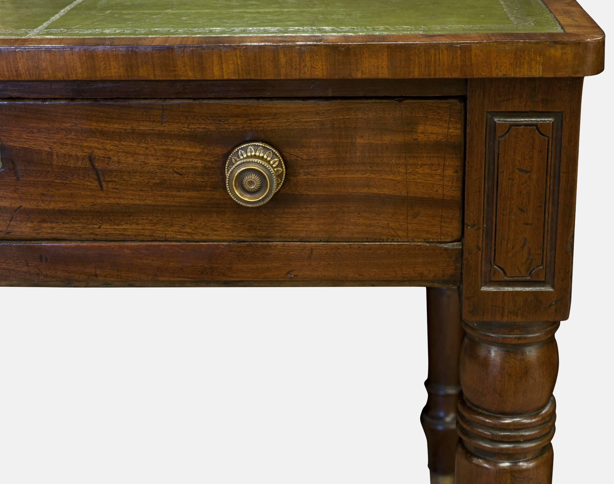 Early 19th Century Regency Mahogany Library Table