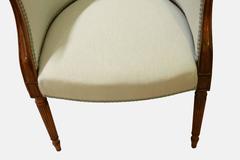 Mahogany Framed Tub Chair