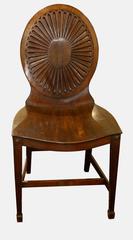 Set of Eight George III Hepplewhite Style Dining Chairs