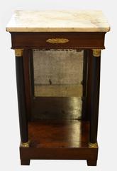 French Empire Mahogany Pier Table
