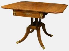 Regency Rosewood Drop-Leaf Supper Table
