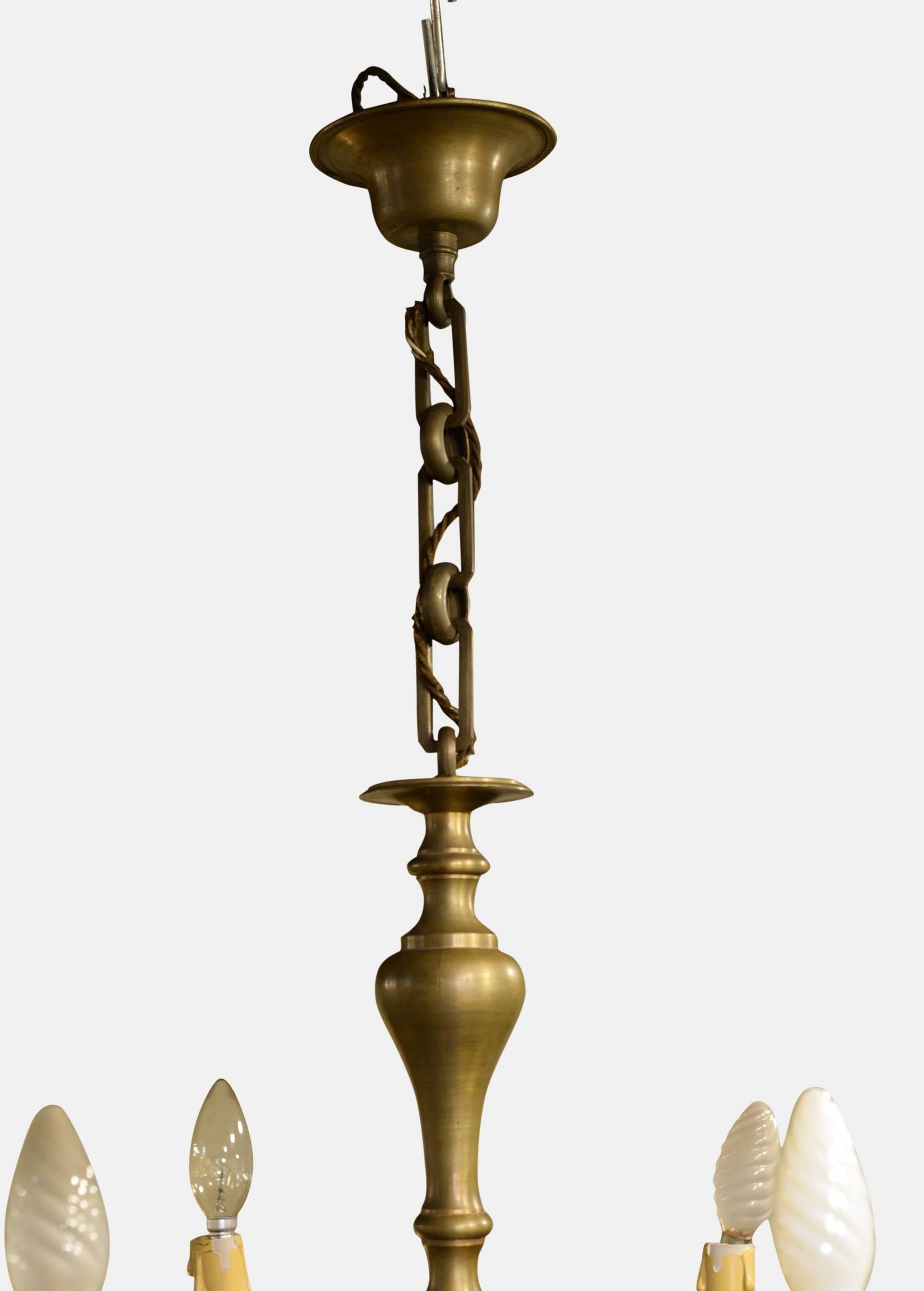 brass branch chandelier