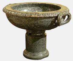 Grand Tour Carved Serpentine Tazza