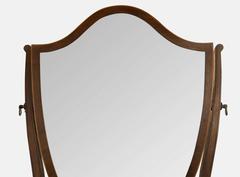 19th Century Mahogany Dressing Table Mirror