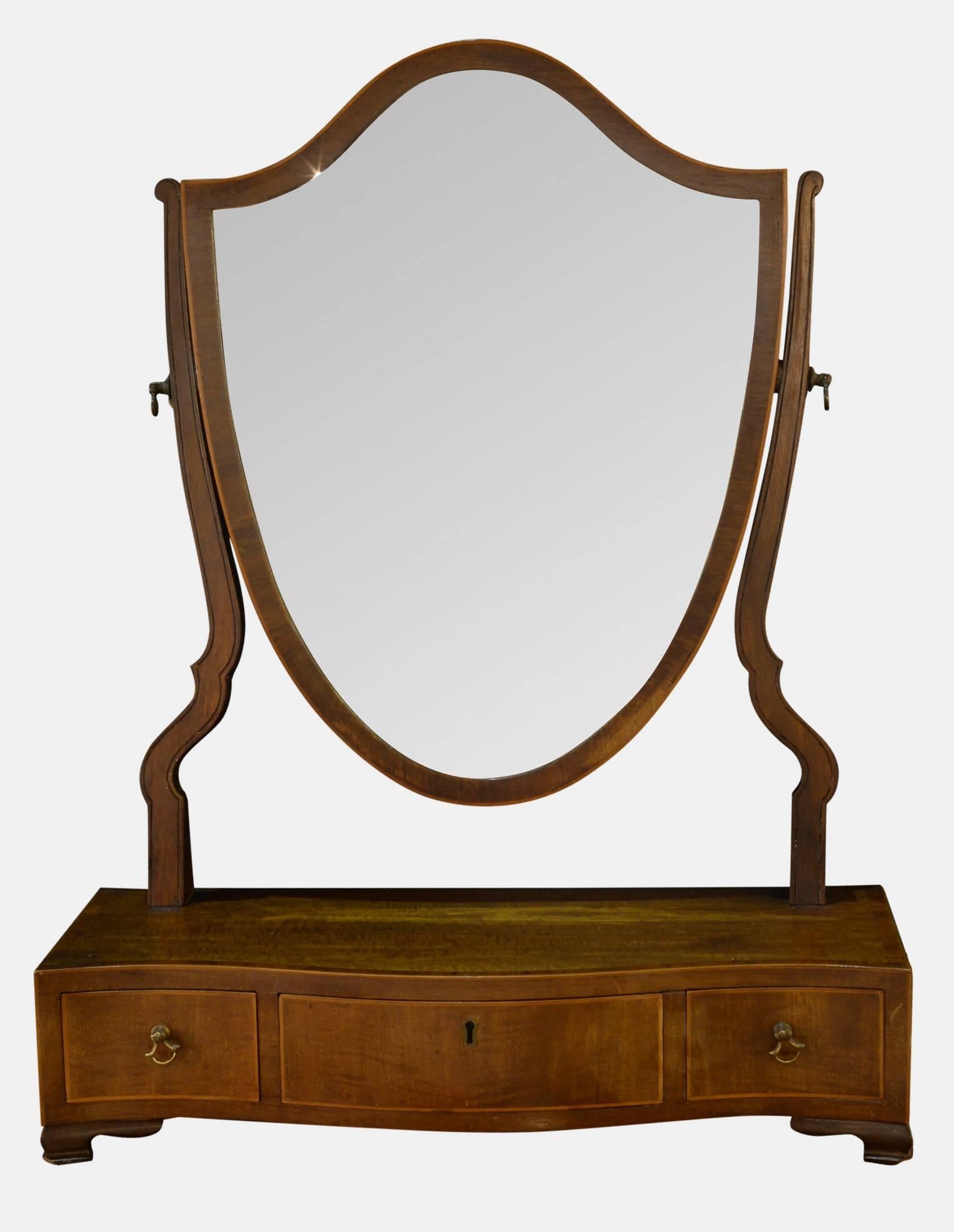 19th Century Mahogany Dressing Table Mirror In Excellent Condition In Salisbury, GB