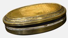 18th Century, Dutch Brass Tobacco Box