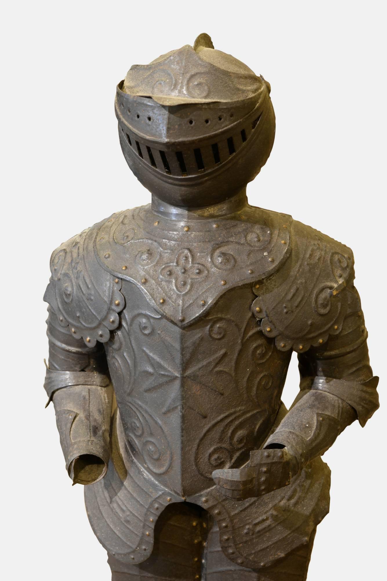 20th Century Pair of Miniature Suits of Armour
