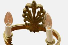 Set of Decorative Bronze Oval Wall Lights