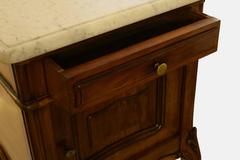 Pair of French Walnut Bedside Cabinets
