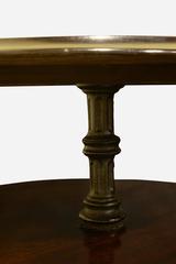 Two-Tier Mahogany Pub Table