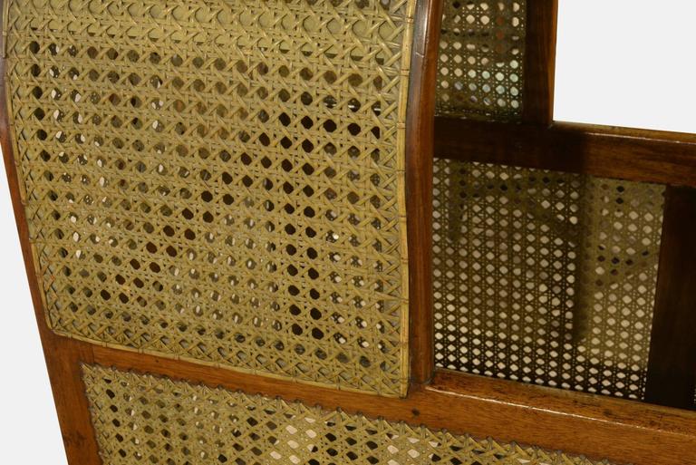 Victorian Mahogany and Cane Rocking Cradle at 1stDibs