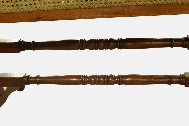 Victorian Mahogany and Cane Rocking Cradle at 1stDibs