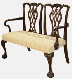 George III Style Back Settee