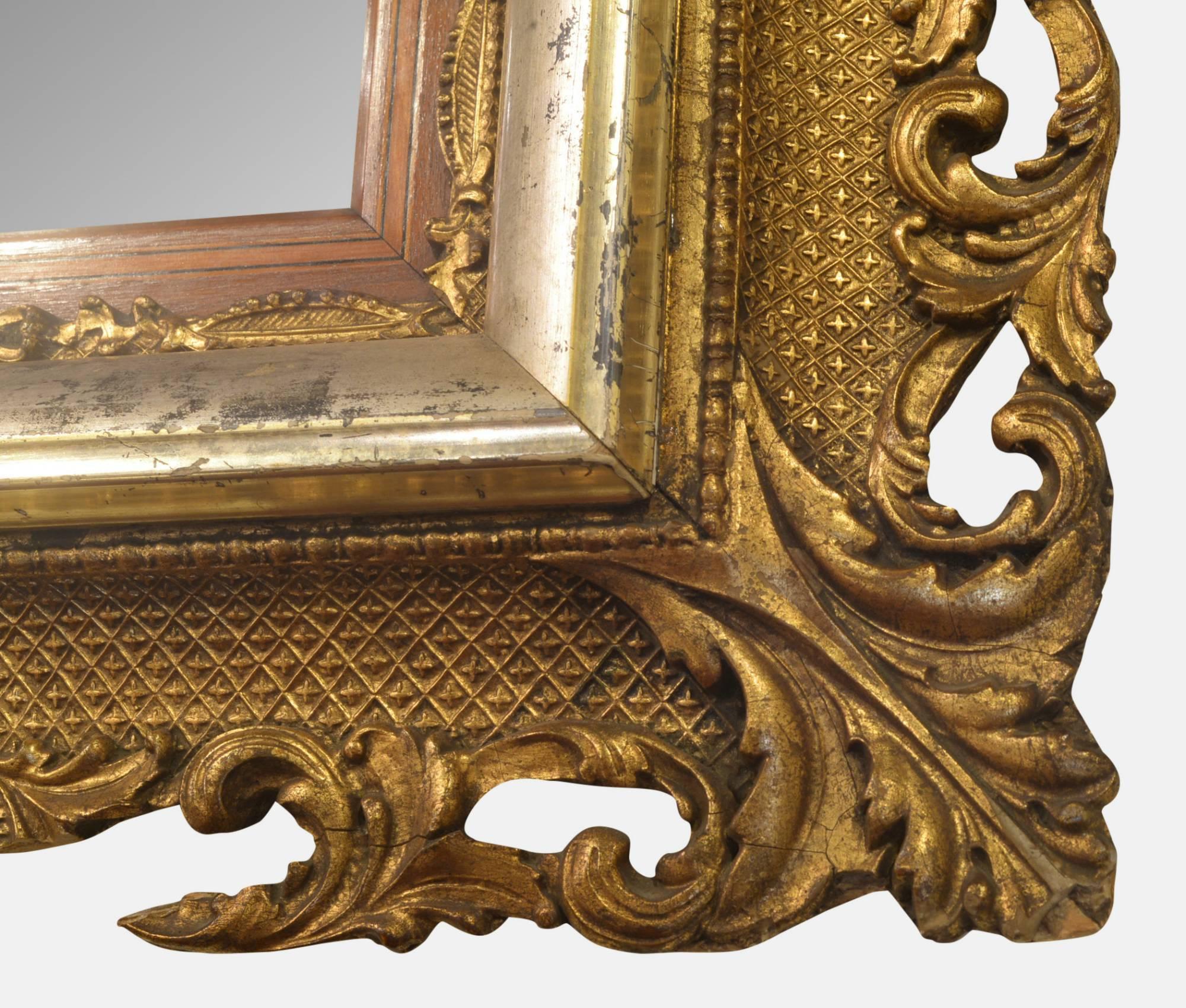 Ornate Victorian Gilt Framed Mirror In Excellent Condition In Salisbury, GB