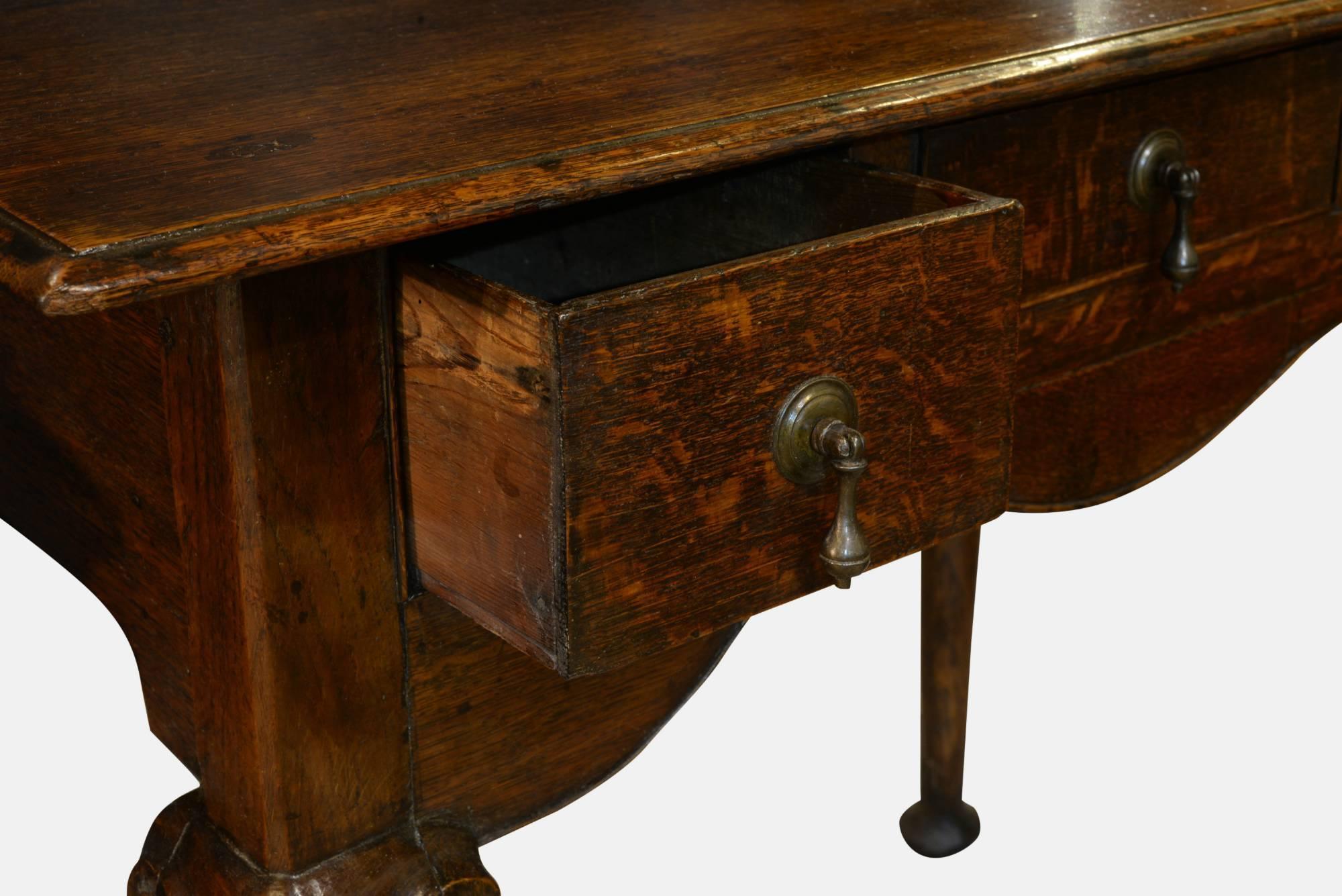 18th Century, Oak Lowboy 1