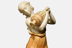 Late Victorian Royal Worcester Porcelain Figure