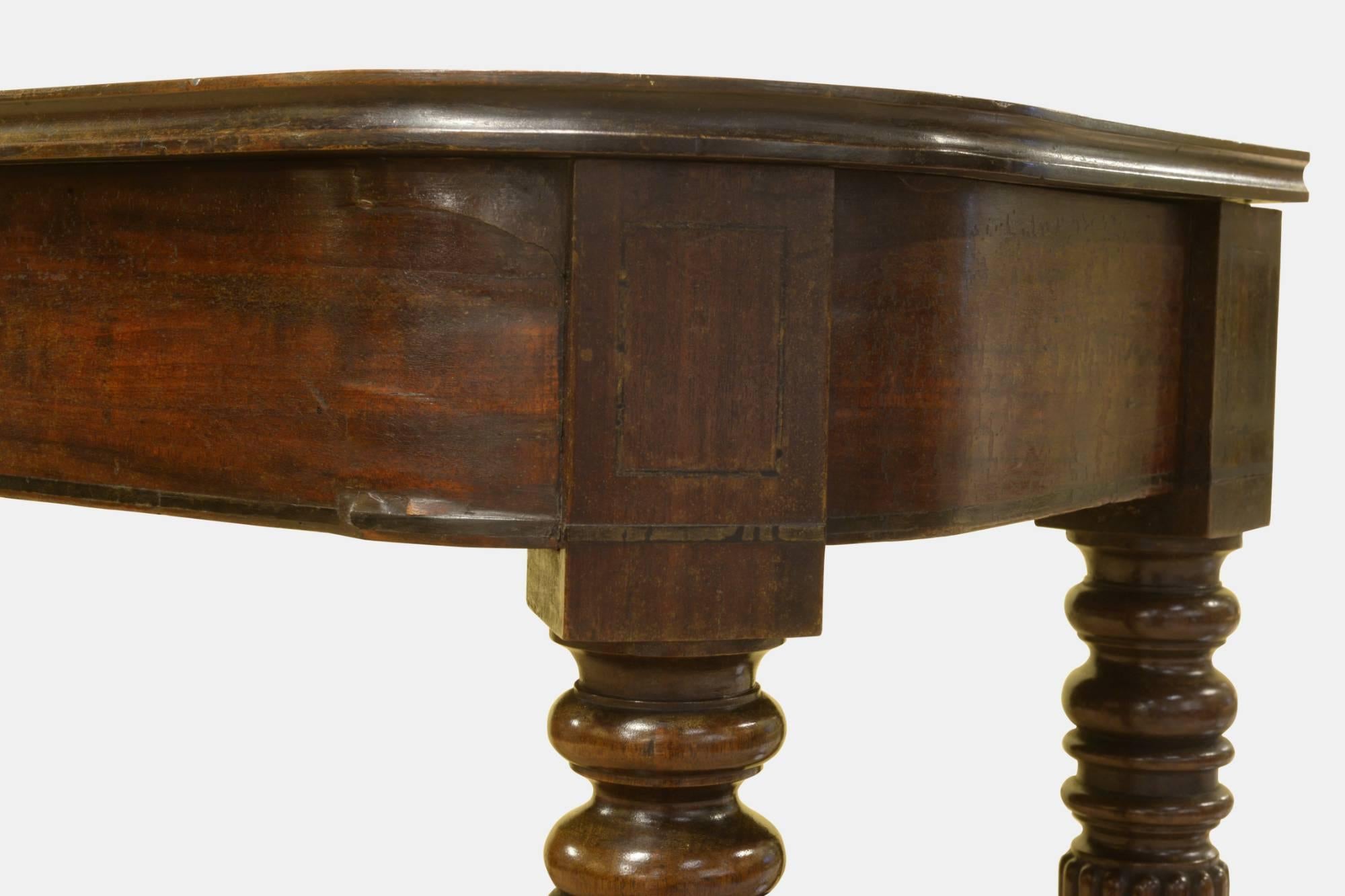19th Century Pair of Regency Mahogany Gillows Style Console Tables