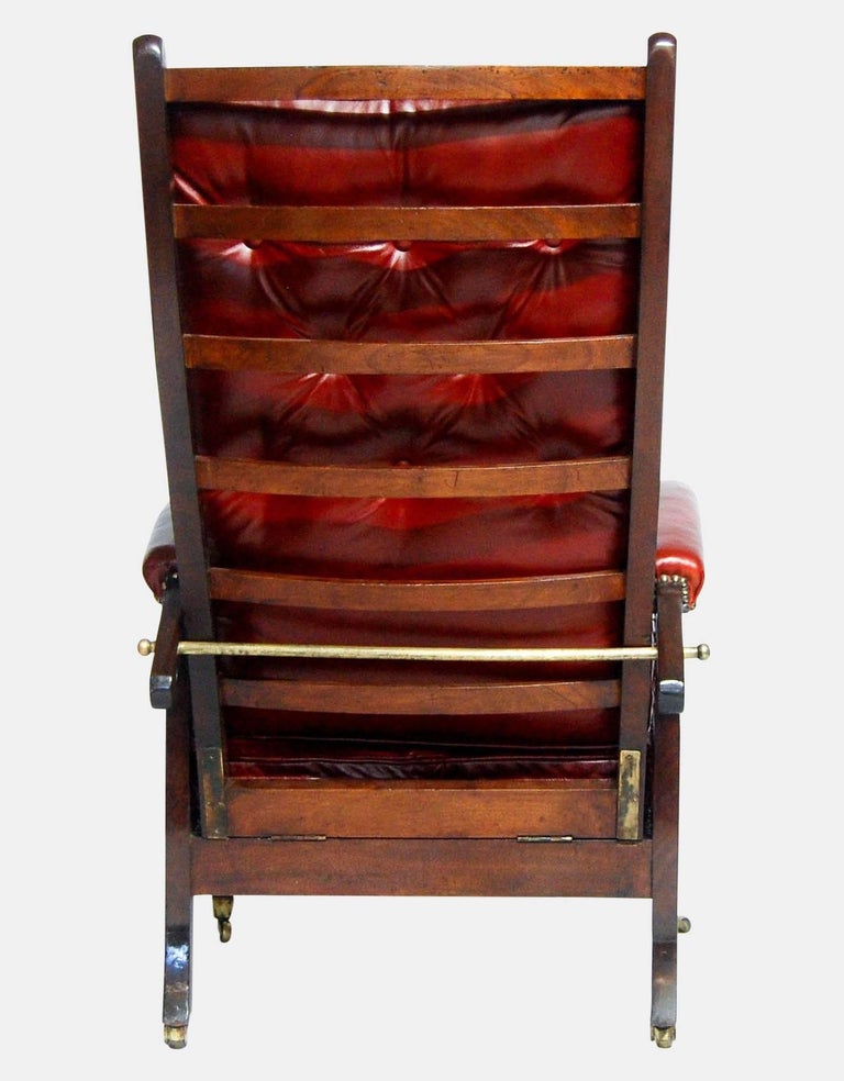 Victorian Morris and Co. Style Reclining Chair For Sale at 1stdibs