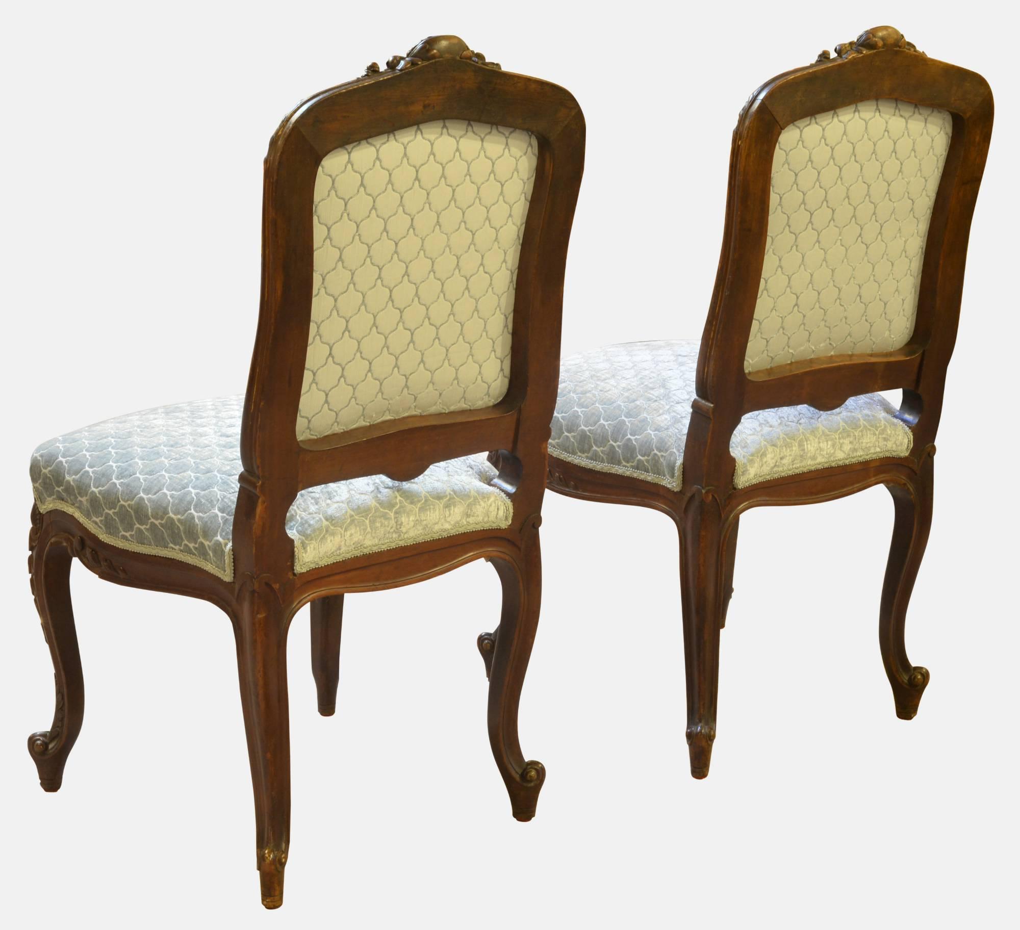 Pair of French Occasional Side Chairs In Excellent Condition In Salisbury, GB