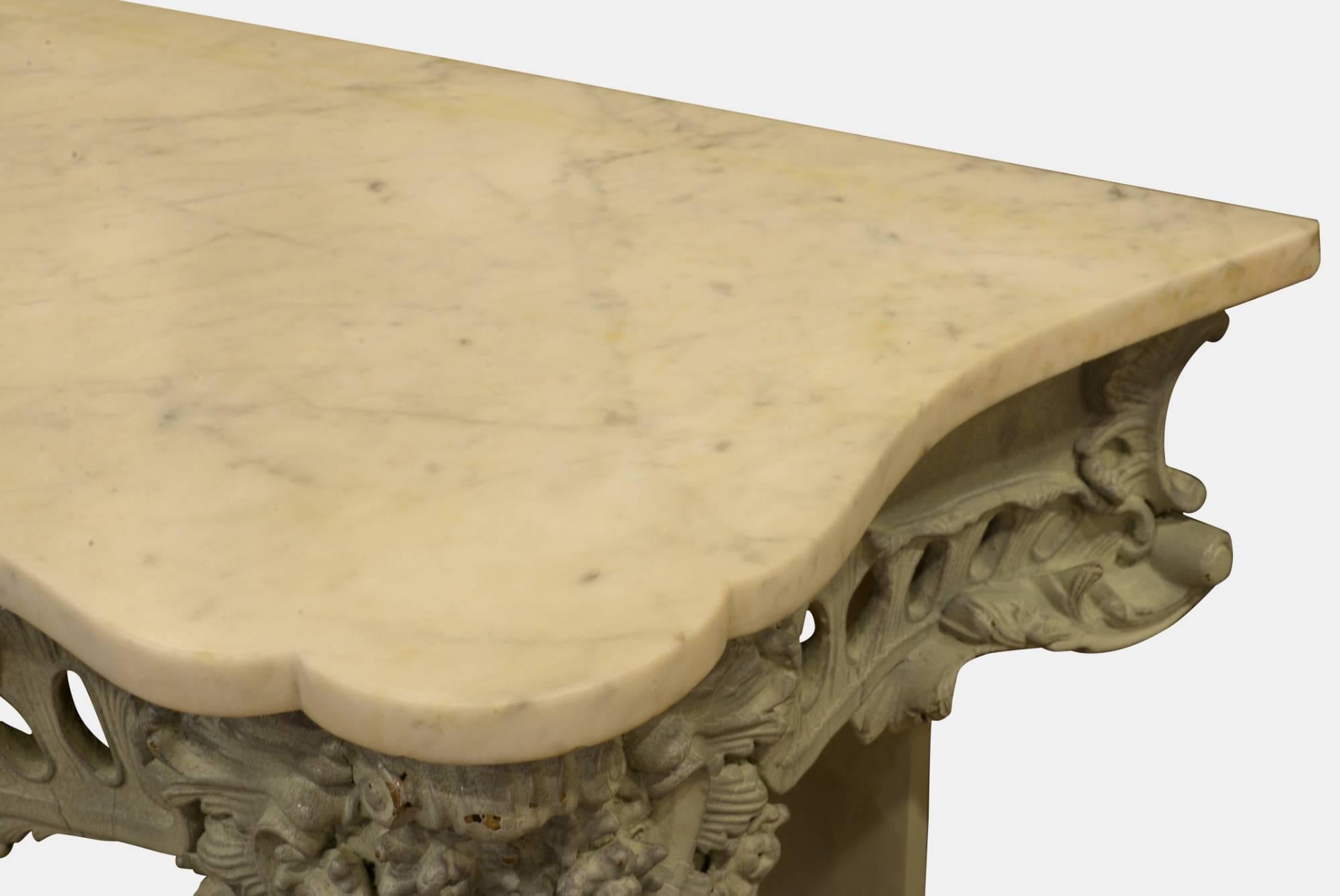 19th Century Rococo Console Table In Excellent Condition In Salisbury, GB